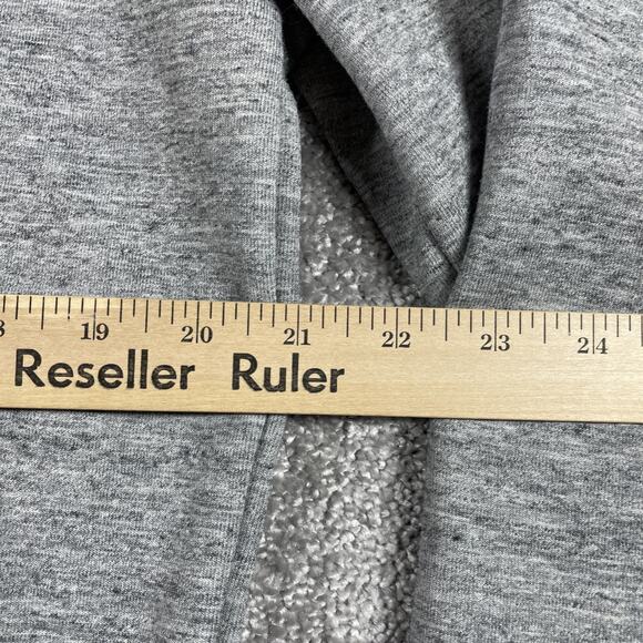 Polo Ralph Lauren Bomber Jacket Mens Medium Zip Up Sweatshirt Stretch Gray - Picture 13 of 16